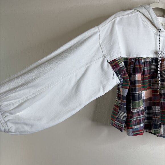 Anthropologie Pilcro Patchwork Knit Hoodie - Picture 5 of 7